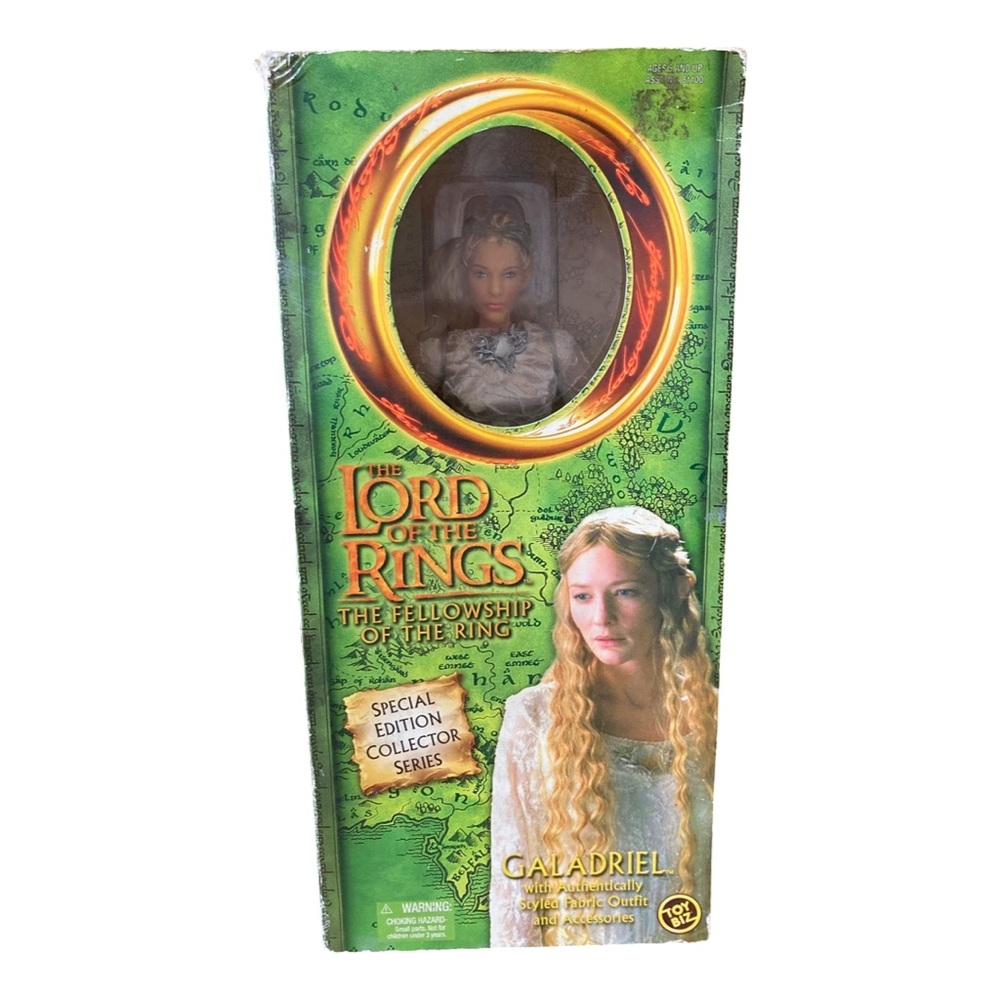 Vintage Lord of the Rings Galadriel Collector Action Figure Doll by ToyBiz 2002